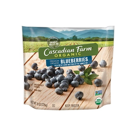 Cascadian Farm Organic Blueberries 8 Ounce — 12 per case. Cascadian Farm Organic Blueberries 8 Ounce — 12 per case.