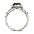 thumbnail image 2 of Sterling Silver Cubic Zirconia Ring - Size 7, 2 of 4