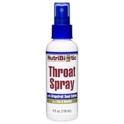 NutriBiotic Throat Spray with GSE, 4 Fluid Ounce
