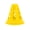 Yellow, variant on Yihuala 10Pcs Colourful Agility Marker Cones for Roller Skating Practice Colourful Skating Marker Cones Sports Training Cones