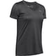 thumbnail image 2 of Camiseta Under Armour UA Tech™ para mujer con escote en V gris, 2 of 5
