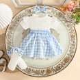 thumbnail image 2 of JUMEYU Baby Girl Dresses Newborn Infant Baby Boys Girls Romper Romper Soft Gift 0 3 6 9 12 18 24 Months (Blue,3-6 Months), 2 of 6