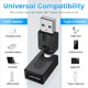 thumbnail image 4 of Negro USB 2.0 macho a hembra Adaptador de extension angulo rotacion 360 grados, 4 of 5
