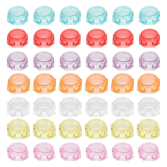 EeaseMX 40 frascos vacíos para cosméticos, envases para crema facial con 3 cucharas para mascarillas.