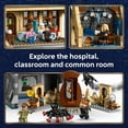 thumbnail image 5 of LEGO Harry Potter Hogwarts Castle: Hospital Wing Building Toy for Girls & Boys - Pretend Play Set for Kids, Ages 9+ - W/7 Minifigures & Wolf Patronus Toy Figure - Gift Idea for Birthdays - 76463, 5 of 8