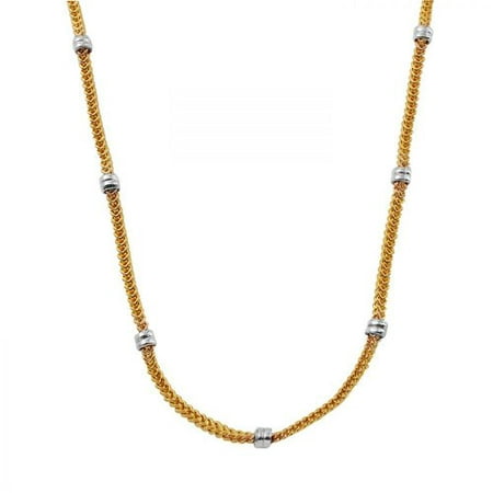 Foreli Ladies 14K Two tone Gold Necklace