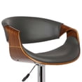 thumbnail image 3 of Taburete Bar Armen Living Butterfly Giratorio Ajustable Gris Nogal, 3 of 9