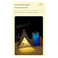 thumbnail image 1 of Tent Shaped Wireless Bluetooth Speaker Lamp Night Light Table Lamp 2 in 1 with Lighting and Music Player Functions, 1 of 5