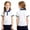 Blue_003, variant on Domuza Kids Girls Polo Shirt Lapel Short Sleeve Casual Button Up Tees Lightweight Comfy Quick Dry Workout Golf Class Uniform-Red 11-12 Years
