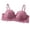 Pink, variant on Women Wireless Bra Solid Back Closure Thin Straps Bust Lift Side Everyday Bra