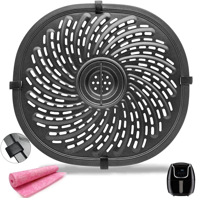 Placa De Parrilla Para Freidora De Aire Para Freidoras De Aire Powerxl Gowise 7Qt Freidora De Aire Profesional Placa Para Verduras Freidora De Aire Sartén Para Parrilla Piezas De Repuesto Para Freidor