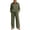 A Army Green, variant on Womens Sweatshirts Hoodies Dqueduo Women's Fall Winter Lapel Long Sleeve Patch Pocket Hoodie And Wide Leg Pants Suit, Sizes S-XXL