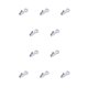 thumbnail image 1 of Speravity Gancho para llaves Perchas pequeñas pulidas Montado en la pared Ganchos colgantes multifuncionales Abrigo Sombrero Bolso Cocina Salón Pulverizar blanco 10piezas, 1 of 6