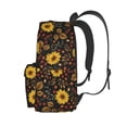 thumbnail image 3 of Disketp Sunflowers Leaves Mochila Escolar de Gran Capacidad y Peso Ligero, Mochila de Viaje Ideal para Escuela, Trabajo y Uso Diario, Cómoda y con Estilo, 3 of 8