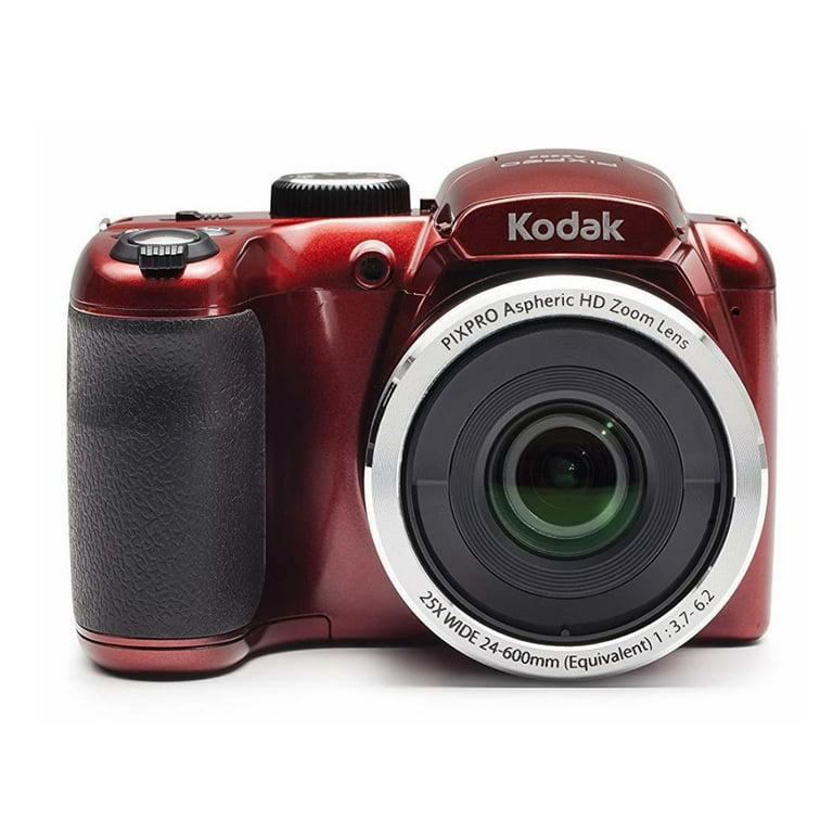 Kodak PIXPRO AZ252 Astro Zoom 16MP Digital Camera (Red) w/ 16GB SD