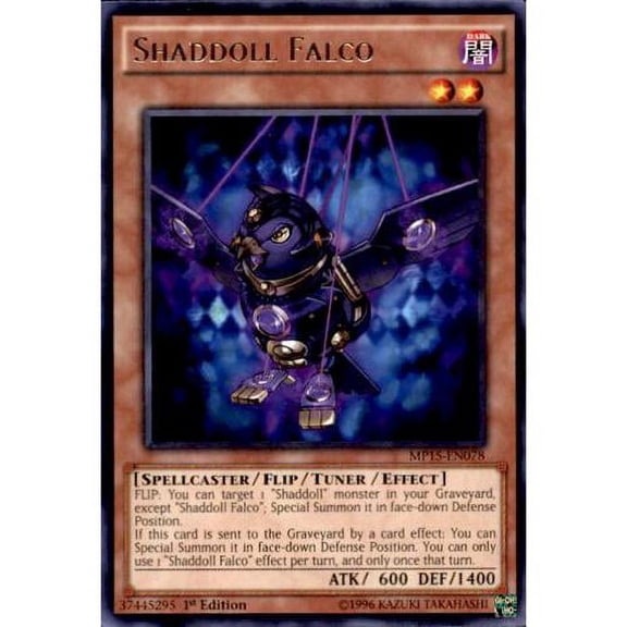 YuGiOh 2015 Mega-Tin Mega Pack Rare Shaddoll Falco MP15-EN078