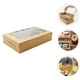 thumbnail image 2 of 20 cajas de papel kraft para pasteles con ventana para exhibir postres, galletas, pasteles y repostería., 2 of 7