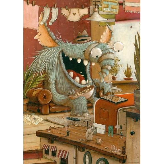 Heye Laundry Day 1000 Piece Graphics & Cartoons Jigsaw Puzzle