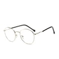 thumbnail image 1 of Gafas de metal retro lisas con cambio de color para miopía, gafas para estudiantes, gafas para miopía para hombres y mujeres, productos terminados con gafas graduadas, 1 of 5