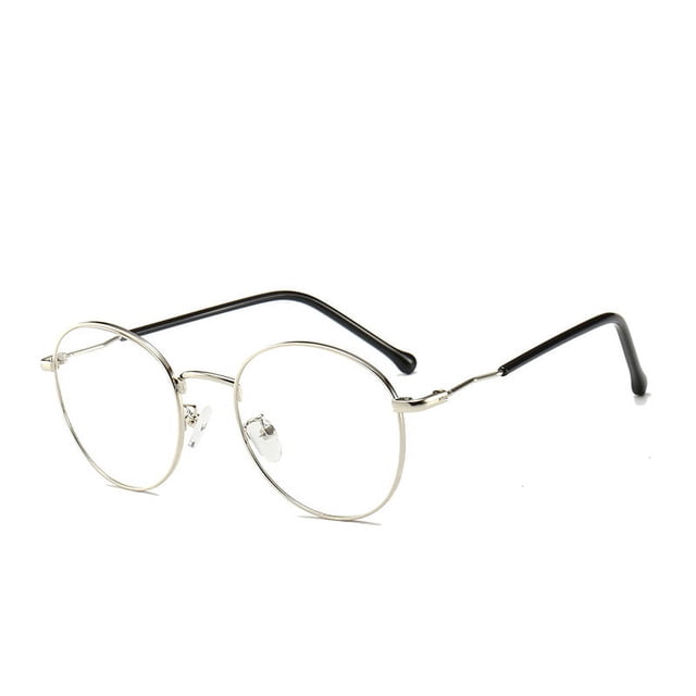 Gafas de metal retro lisas con cambio de color para miopía, gafas para estudiantes, gafas para miopía para hombres y mujeres, productos terminados con gafas graduadas