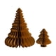 thumbnail image 5 of 2 Adornos Navideños de Papel en Miniatura para Árbol de Navidad, Estilo Vintage, Regalo Festivo Amarillo, 5 of 9
