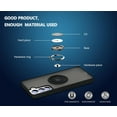 thumbnail image 3 of is Specially Designed for Samsung Galaxy S21 Anti-Scratches,Anti-Fingerprint, Built-in 360° Rotating Ring Bracket Solid and Durable Magnetic car Phone case, Suitable for 6.2inches Male-Black, 3 of 12
