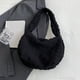 thumbnail image 4 of Bolsa con cierre de hombro para mujer bolsos informales con hilo bordado plisado bolso para axila suave y Simple a la moda, 4 of 9