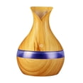 thumbnail image 2 of Wood Grain Vase Aroma Humidifier Silent Large Mist Diffuser Home Desktop Air Humidifier Dark Light Wood Grain 2 Styles, 2 of 7