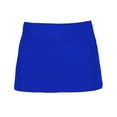 thumbnail image 2 of falda de baño para mujer traje de baño de falda pantalón de skort de color sólido con faldón de color sólido azul profundo s Deep Blue S Magideal falda de baño para mujer, 2 of 7