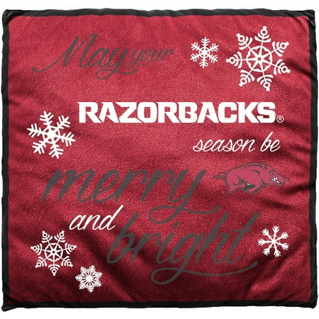 Arkansas Razorbacks Holiday Pillow - No Size