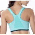 thumbnail image 2 of RV 1 Uds. Sujetador deportivo verde para mujer con cremallera frontal en forma de X trasera Sailing Electrónica, 2 of 4