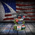 thumbnail image 3 of OYIGU Independence Day Tiered Tray Decor, 4th of July Patriotic Tiered Tray Decor, Wooden Decorative Trays, Wooden Signs Farmhouse Rustic Ornaments for Home Kitchen Living Room, 3 of 5