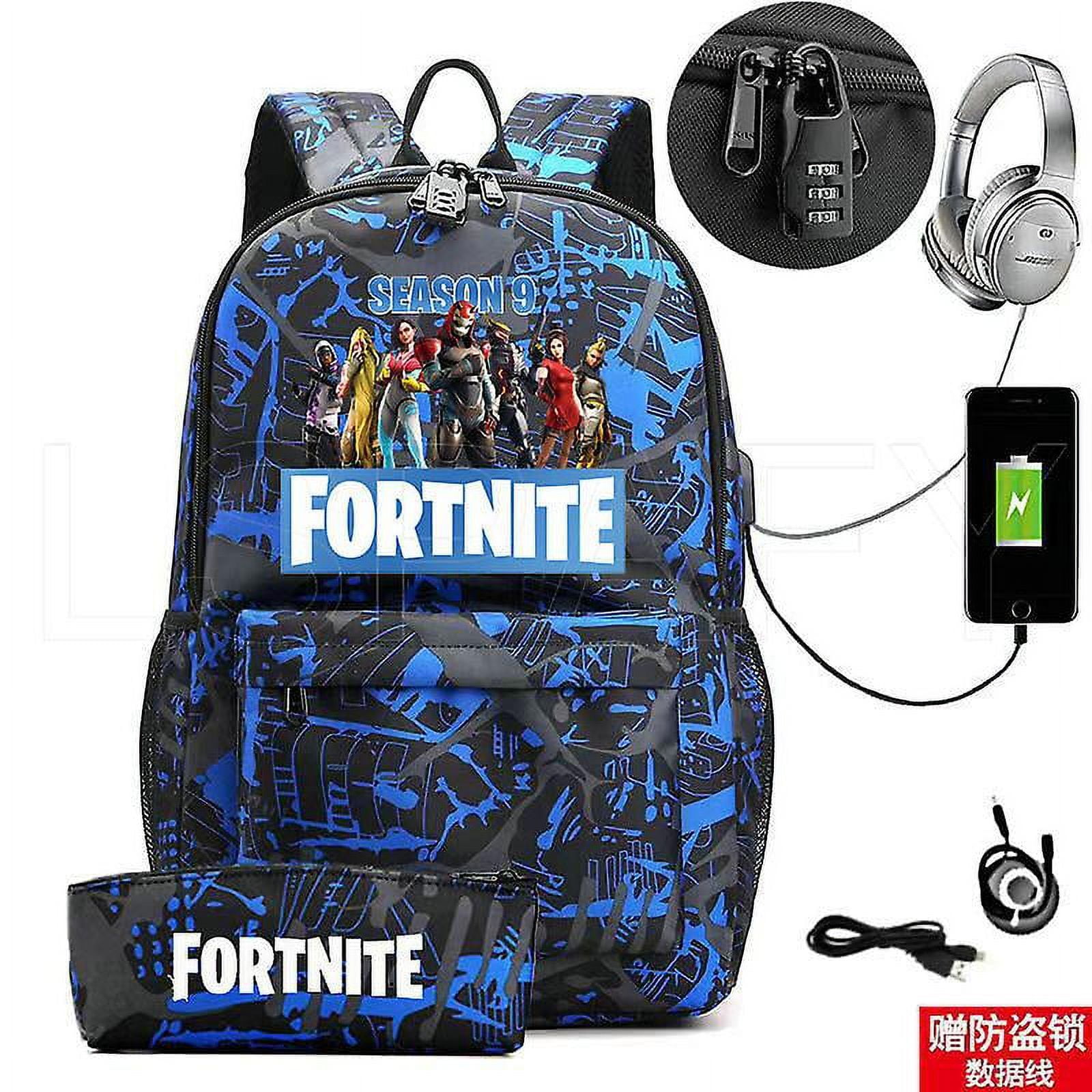 Fortnite Game Backpack Student Bag Usb Charging 3d Fortnite Backpack Travel Backpack Girls Boys Laptop Dayback Walmart
