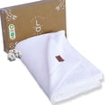 thumbnail image 1 of Manta de bebé Little Dedi de algodón orgánico 76x102 cm blanca, 1 of 7