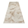 thumbnail image 5 of Larena Brown Abstract Polyester Area Rugs for Living Room Jacquard Textured Modern Rugs Soft Geometric Rug for Bedroom Washable Rug Non-Slip Bohemian Carpet Perfect for Dining Room Office Beige, 5 of 5