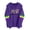 #052-Purple, variant on Craaazy Women's Long Sleeve Hooded Mardi Gras Sweatshirts with Pockets Gifts