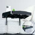 thumbnail image 2 of Sidekiix Black Under Mattress Bedside Laptop Shelf, Adjustable 17" x 11" Tray, 2 of 8