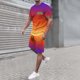 thumbnail image 2 of Playeras De Algodón Para Hombre, Camiseta Holgada Con Estampado De Letras De Ciudad Para Hombre, Conjunto De Ropa Deportiva De Verano, Ropa Deportiva Informal, 2 of 4