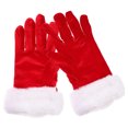 thumbnail image 5 of 1 par de guantes rojos navideños Guantes de Papá Noel Guantes cortos Guantes decorativos, 5 of 5