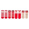 thumbnail image 4 of Calcetines de Navidad Colcomx 1 o 4 pares para Mujer Calcetín de Media Pantorril Multicolor, 4 of 8