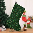 thumbnail image 4 of Christmas Stockings 14.8'' - Dark Green Tree Star Pattern, Xmas Stockings for Party Favors Christmas Decorations, 4 of 5