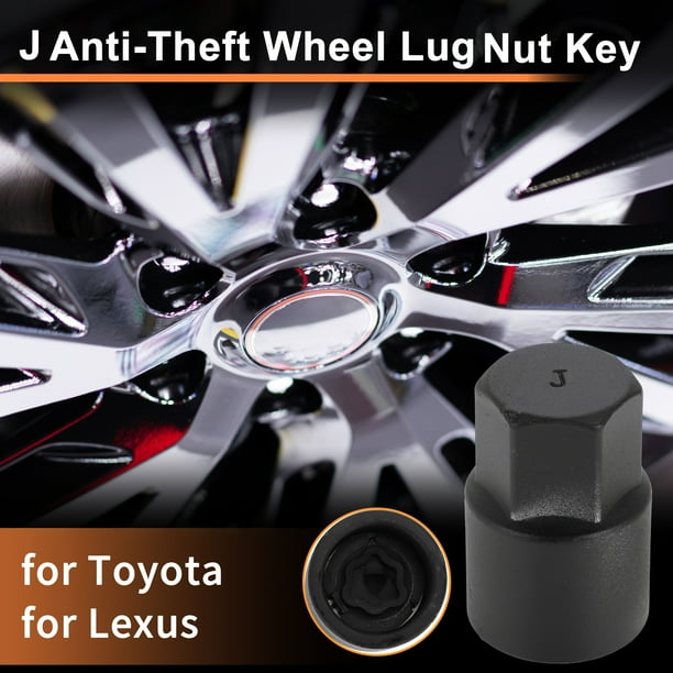 J Wheel Lock Lug Nut for Toyota for Lexus Anti-Theft Wheel Locking