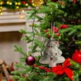 thumbnail image 5 of ufehgfjh Holiday Gift Finder 2pc Rustic Christmas Tree Ornaments Farm Hanging Decorations Christmas Stocking Tree Ornaments for Christmas Party, 5 of 5