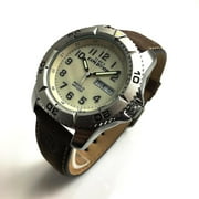 Timex Mens Expedition Traditional Brown/Natural 40mm Outdoor Watch, Leather Strap