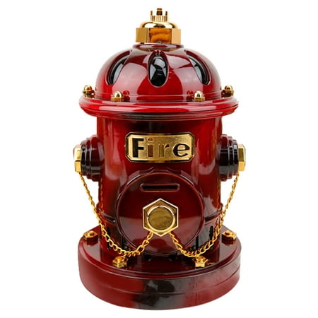 Smart Novelty Fire Hydrant Box Christmas Birthday Holiday Gift Music Box Best Gift Table Decor (Gold /