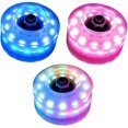 thumbnail image 2 of Roues de Planche à Roulettes Lumineuses 82A 58x32mm Remplacements de Roulettes Quad à Double Rangée Colorés 8 Pcs, Accessoires de Sport Bleu, 2 of 5