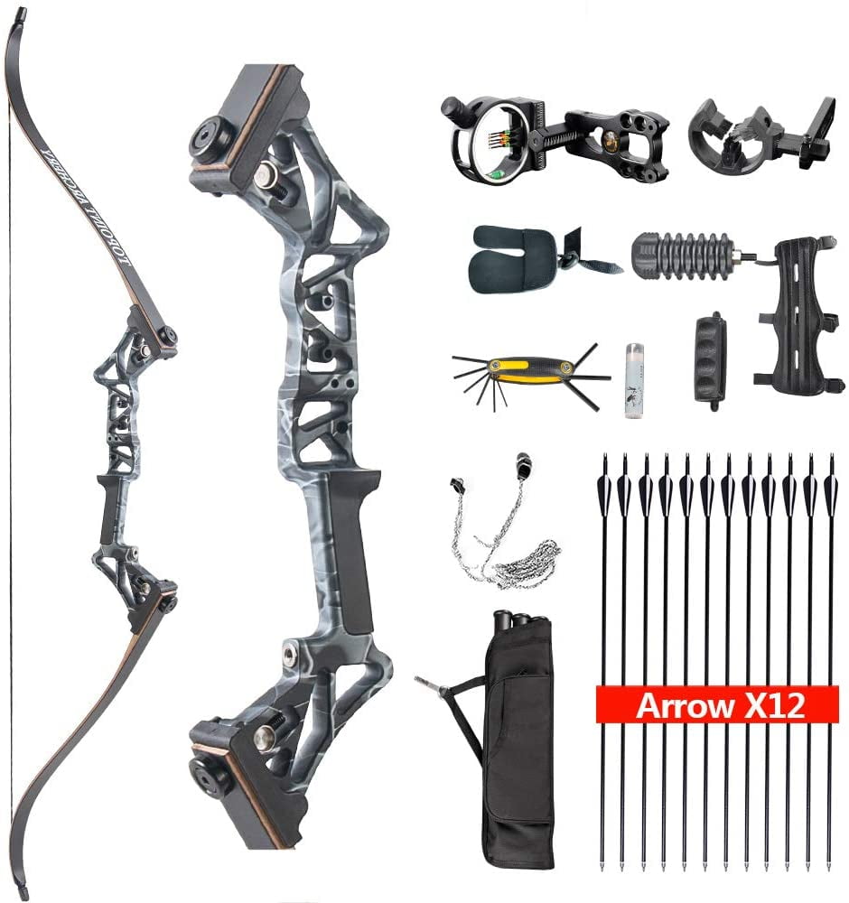 Recurve Compound Bow Archery Essential Accessories Upgrade Hunting Combo Set 