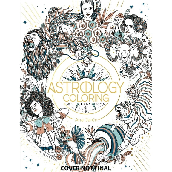 Astrology Coloring, 96 pages (Paperback)