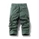 thumbnail image 4 of Multi Bolsillo Cargo Pantalones para Hombres Estiramiento Casual Cordón Clásico Pantalones Cortos de Verano con Bolsillos Múltiples, Pantalones Cortos de Cintura Elástica, 4 of 4
