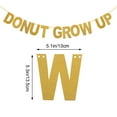 thumbnail image 4 of KAKOWELY Donut Theme Party Decoration Golden 1Set Approx 197in Length, 4 of 6